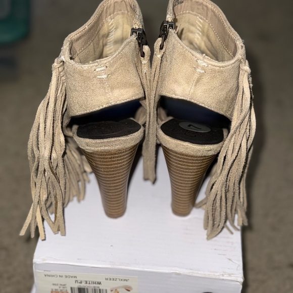 Coconuts by Matisse Tan Fringe Ankle Booties - Picture 5 of 5